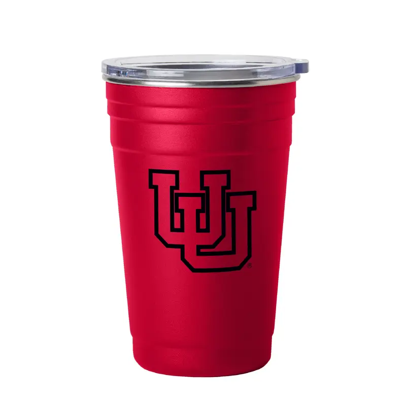 Utah Red 22oz Logo Stainless Cup