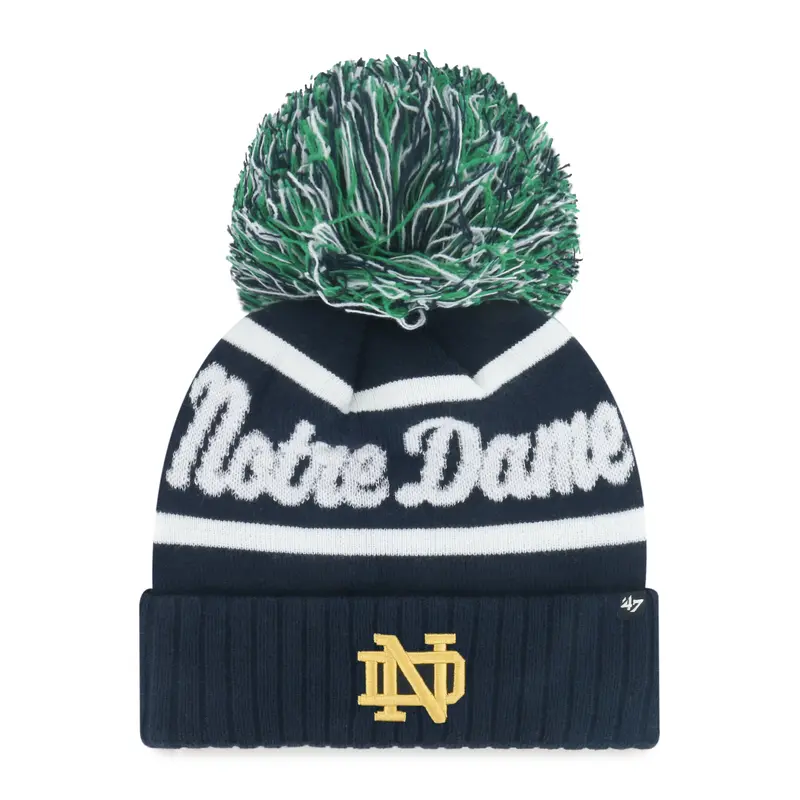 NOTRE DAME FIGHTING IRISH SPIRITED '47 CUFF KNIT WOMENS