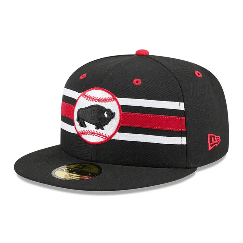Buffalo Bisons MiLB Theme Night Black 59FIFTY Fitted Cap