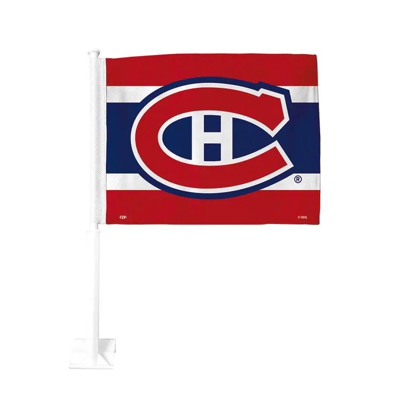 NHL Montreal Canadiens Double-Sided 11x15 Car Flag