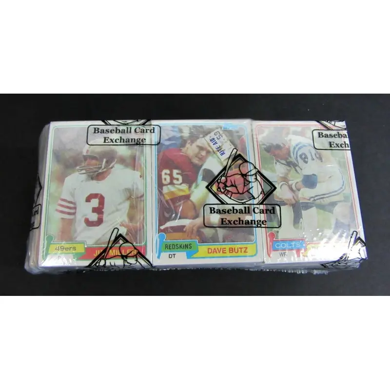 1981 Topps Football Unopened Grocery Rack Pack (Topps Wrap) (Lot of 12) (BBCE)