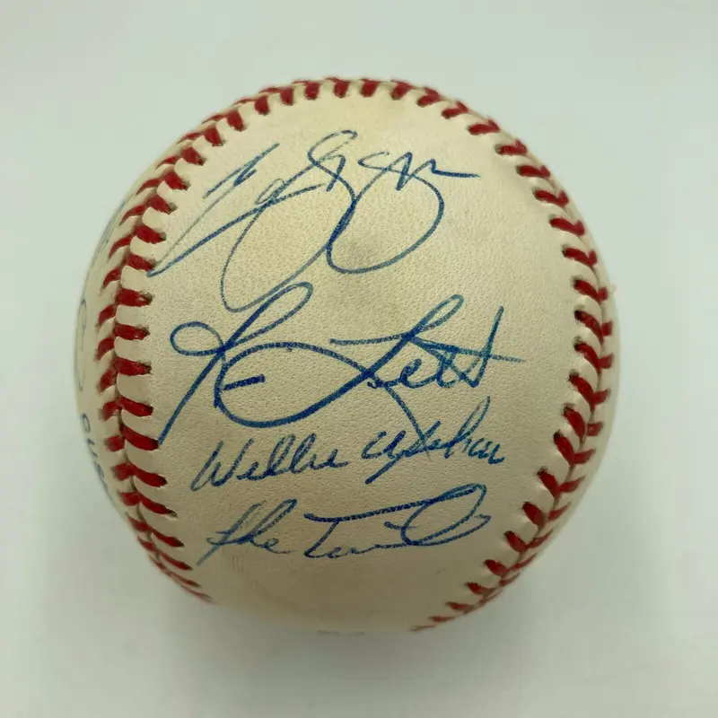 1997 Toronto Blue Jays Team Signed American League Baseball Joe Carter