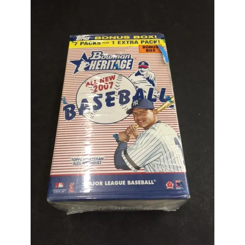 2007 Bowman Heritage Baseball Blaster Box (8/8)