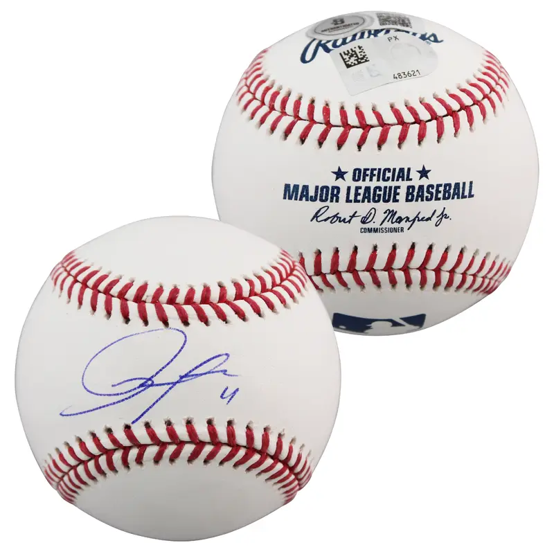 Dodgers Roki Sasaki Authentic Signed Robert Manfred Oml Baseball MLB & BAS