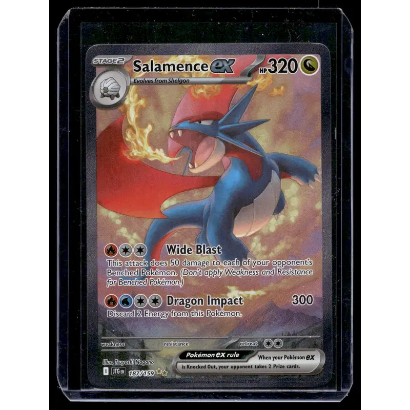 2025 Pokemon - Scarlet & Violet Journey Together - Special Illustration Rare - Salamence #187