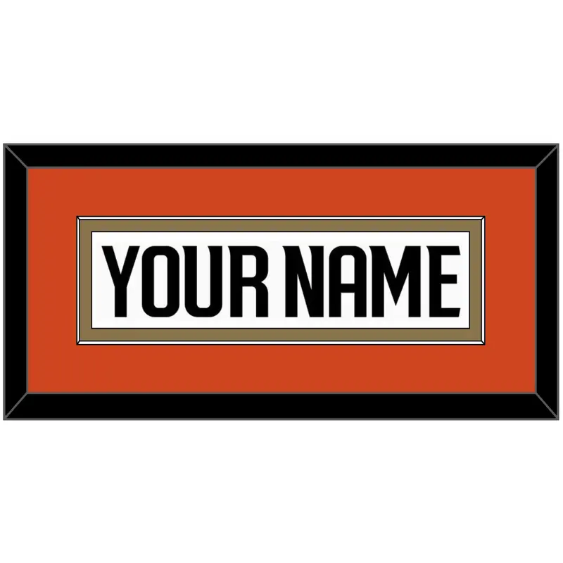 Anaheim Nameplate - Road White - Single Mat 2