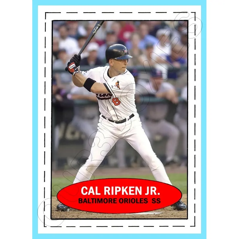 Cal Ripken 1971 Bazooka Custom Card - 4677