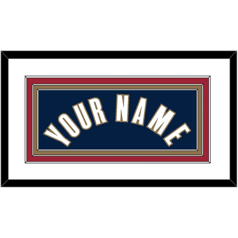 Cleveland Name - Alternate Blue (2005-2010) - Triple Mat 1