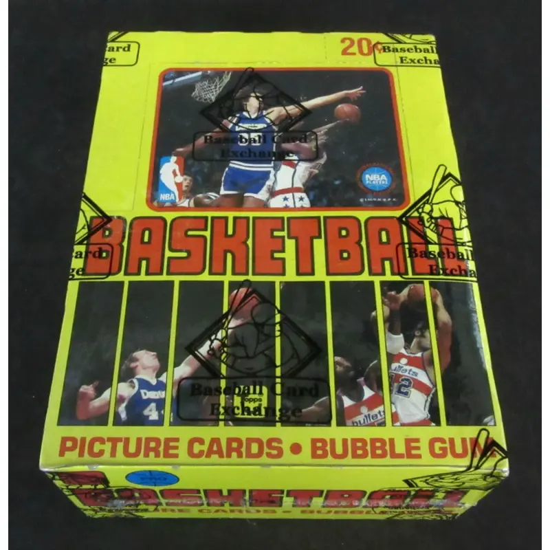 1979/80 Topps Basketball Unopened Wax Box