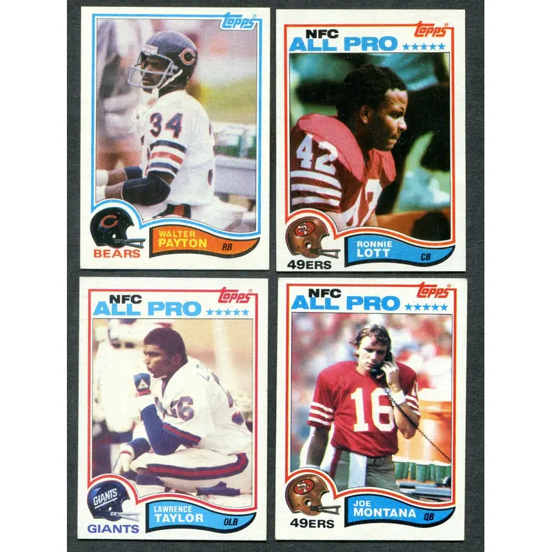 1982 Topps Football Complete Set EX EX/MT (528) (24-573)