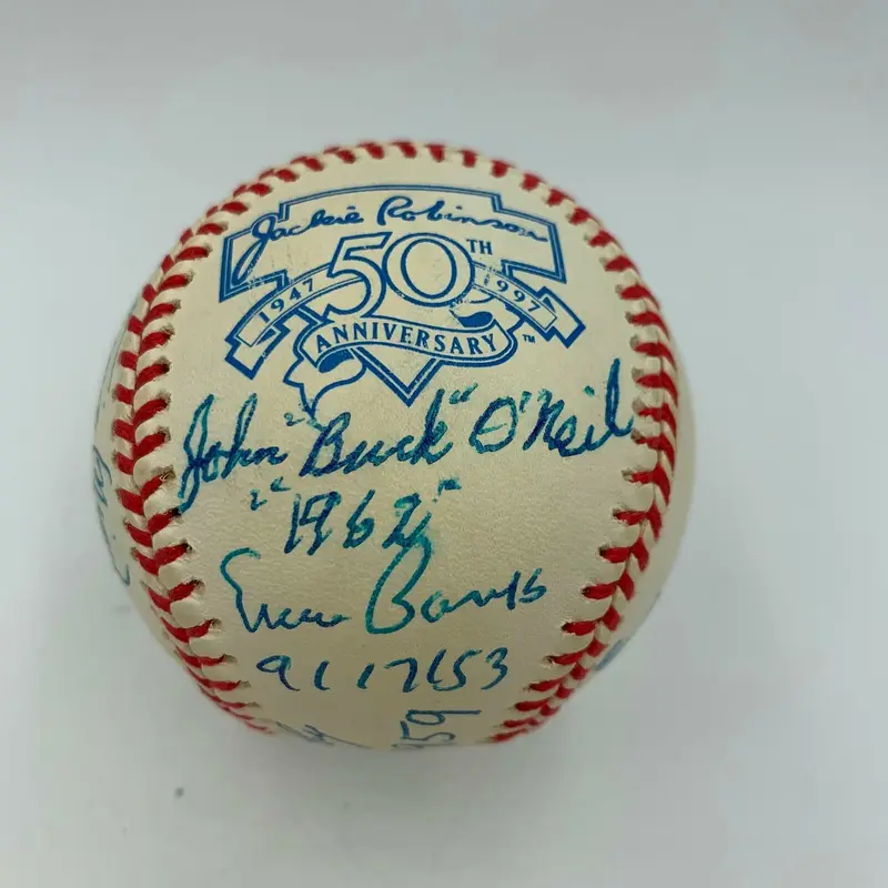 The Finest Negro League Baseball Integrators Signed Baseball JSA COA & PSA