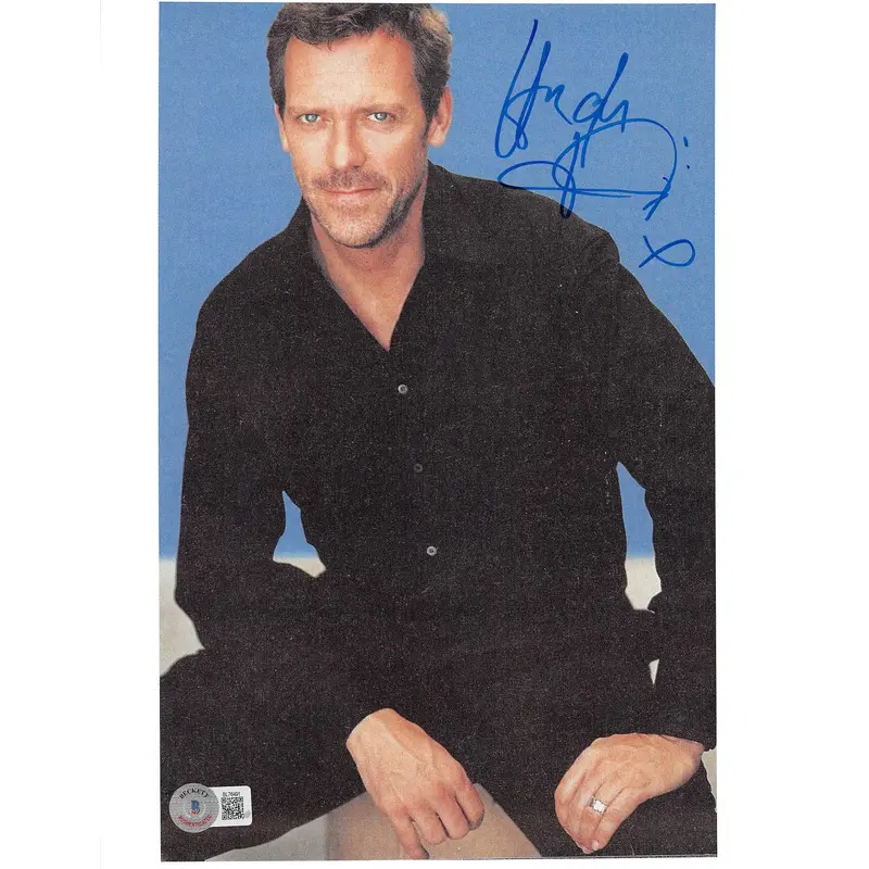 Hugh Laurie House Authentic Signed 8.5x11 Photo Autographed BAS #BL76491