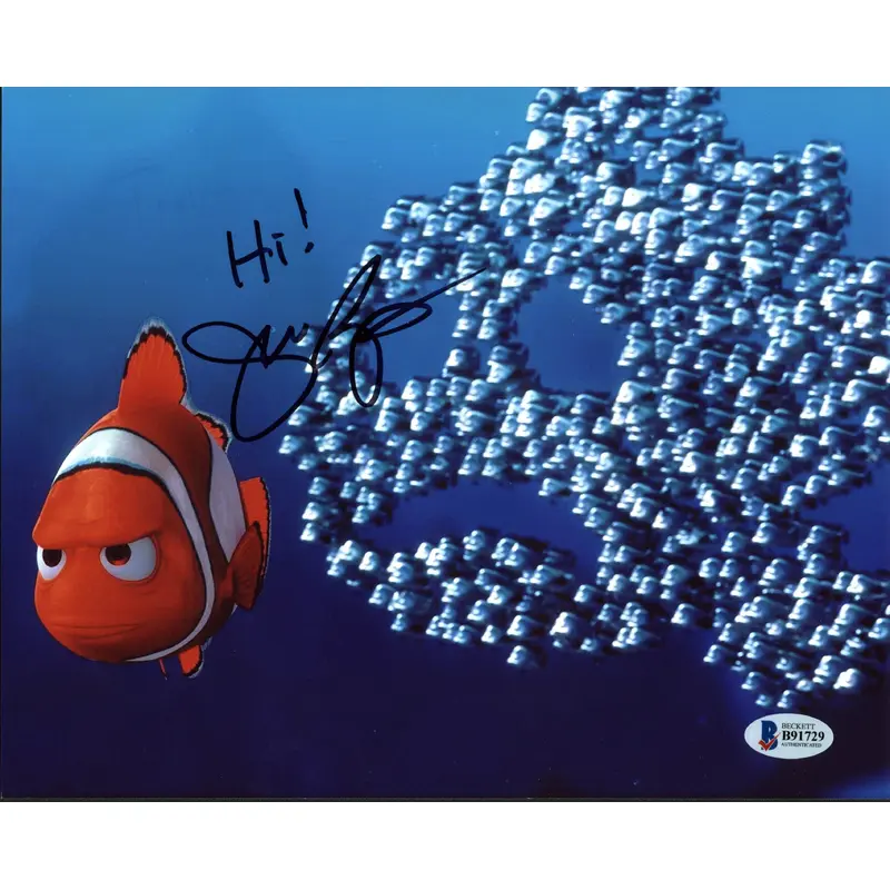 John Ratzenberger Finding Nemo Authentic Signed 8X10 Photo BAS #B91729