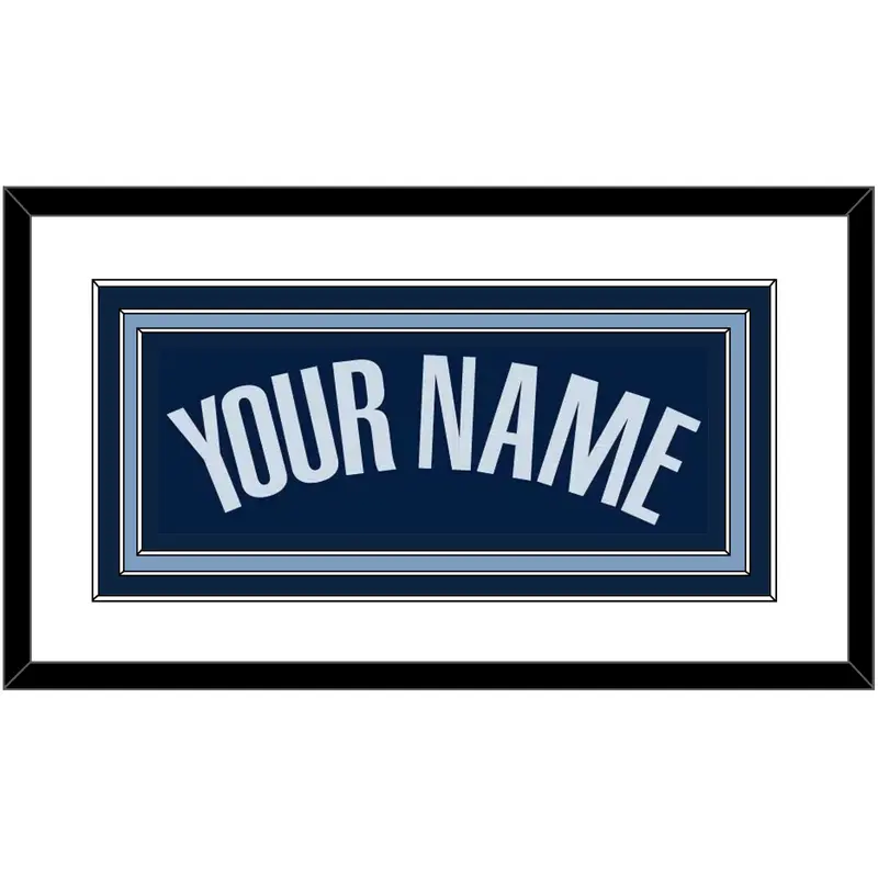 Memphis Name - Road Navy (2004-2010) - Triple Mat 1