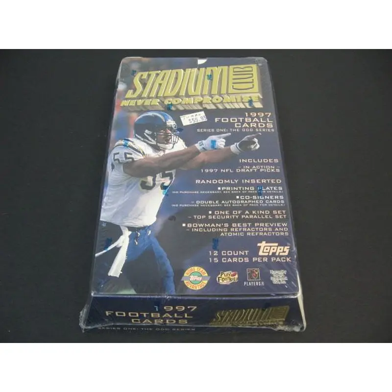 1997 Topps Stadium Club Football Series 1 Jumbo Box (Odds) (12/15) (HTA)