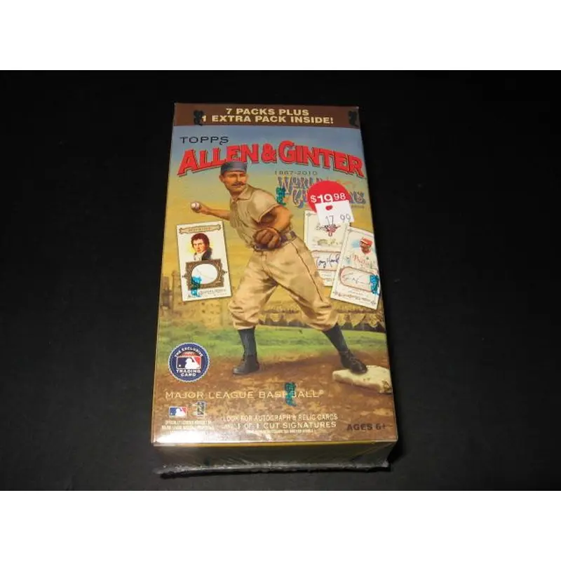 2010 Topps Allen & Ginter Baseball Blaster Box (8/6)