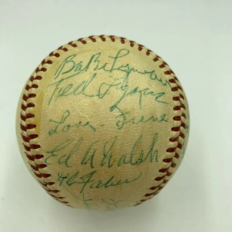 Chicago White Sox HOF Legends Signed Baseball Ed Walsh Red Faber Ray Schalk JSA