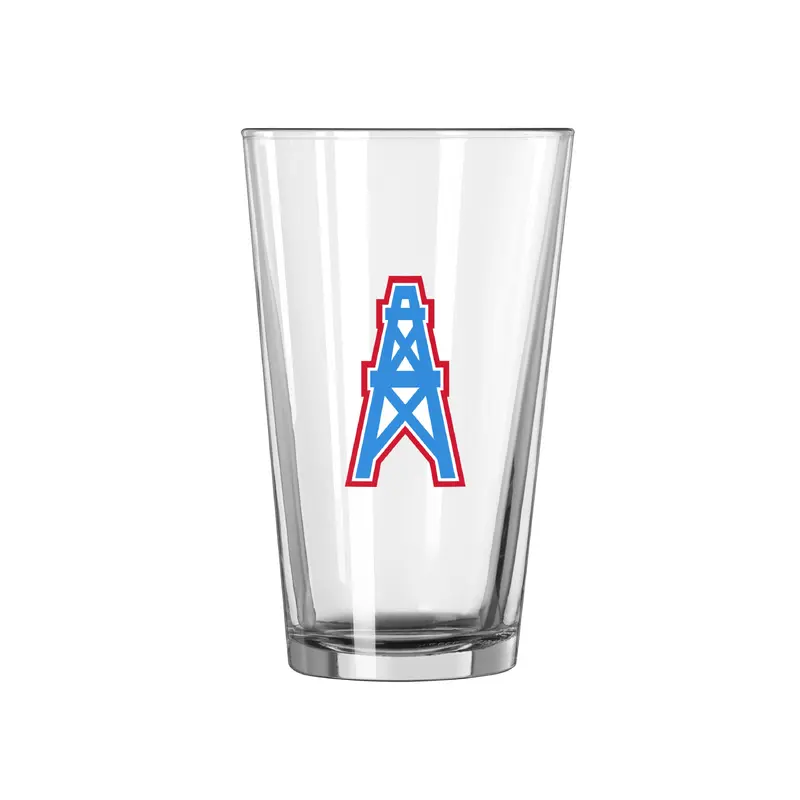 Houston Oilers 16oz Stripe Pint Glass