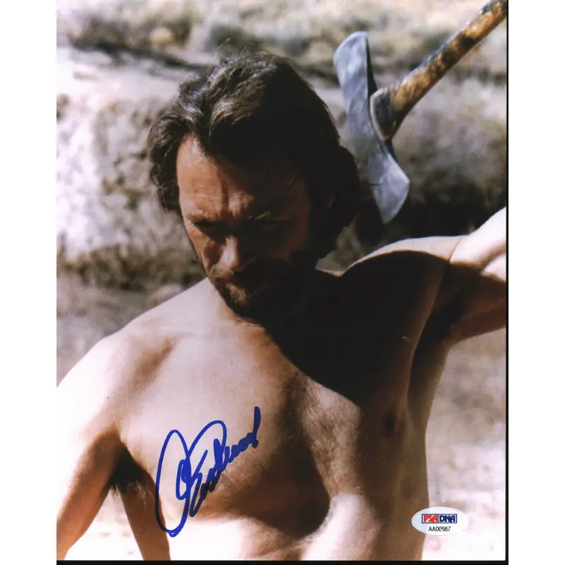 Clint Eastwood The Outlaw Josey Wales Signed 8x10 Photo Auto 10! BAS #AC26966