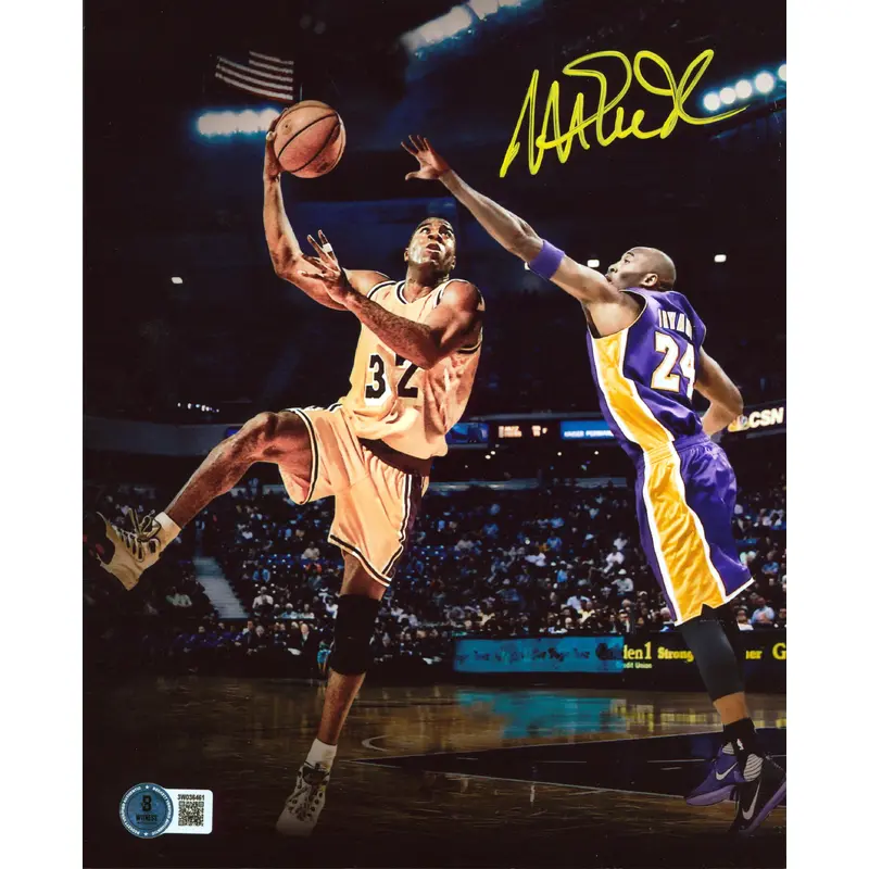 Lakers Magic Johnson Authentic Signed 8x10 Collage Photo Vs Kobe BAS Witnessed 2