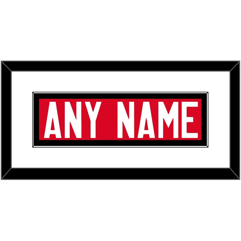 Canada Mens Hockey Nameplate - 2014 Olympics Road Red - Single Mat 1