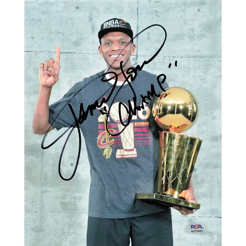 James Jones Signed 8x10 photo PSA/DNA Cleveland Cavaliers Autographed