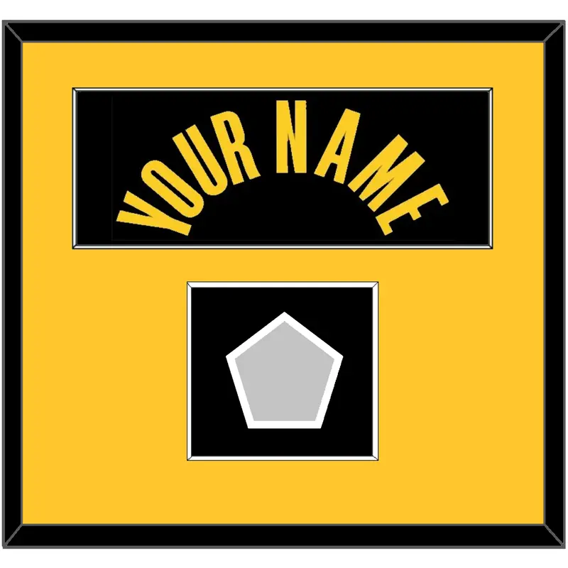 Los Angeles Name & Trophy Patch - Black Mamba (2017-2018 & 2020) - Single Mat 2