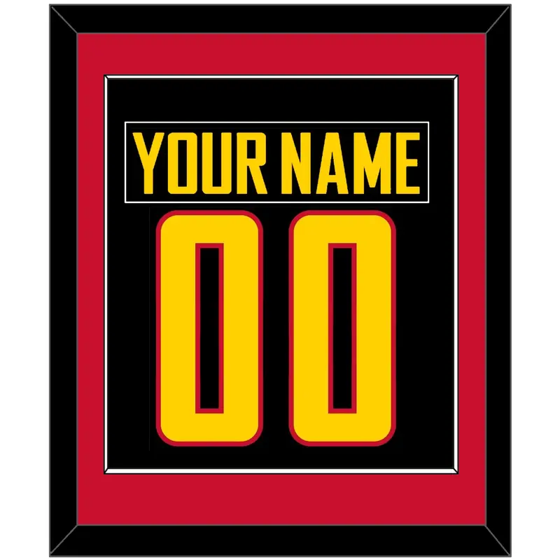 Vancouver Nameplate & Number (Back) Combined - Alternate Black - Single Mat 3