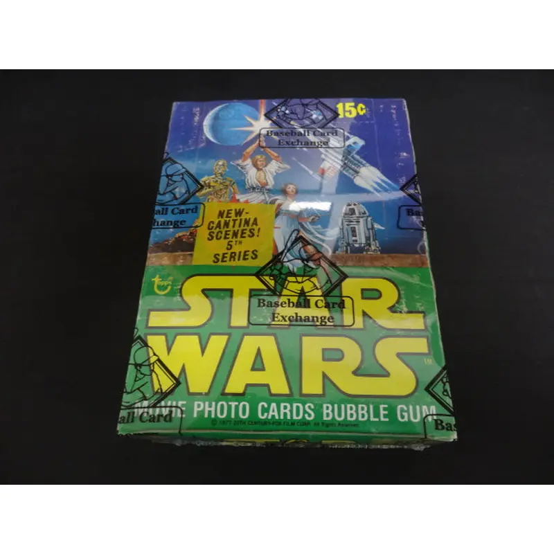 1978 Topps Star Wars Unopened Series 5 Wax Box (BBCE) (Series 4 Display)