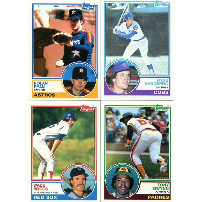 1983 Topps Baseball Complete Set NM NM/MT (792) (23-106)