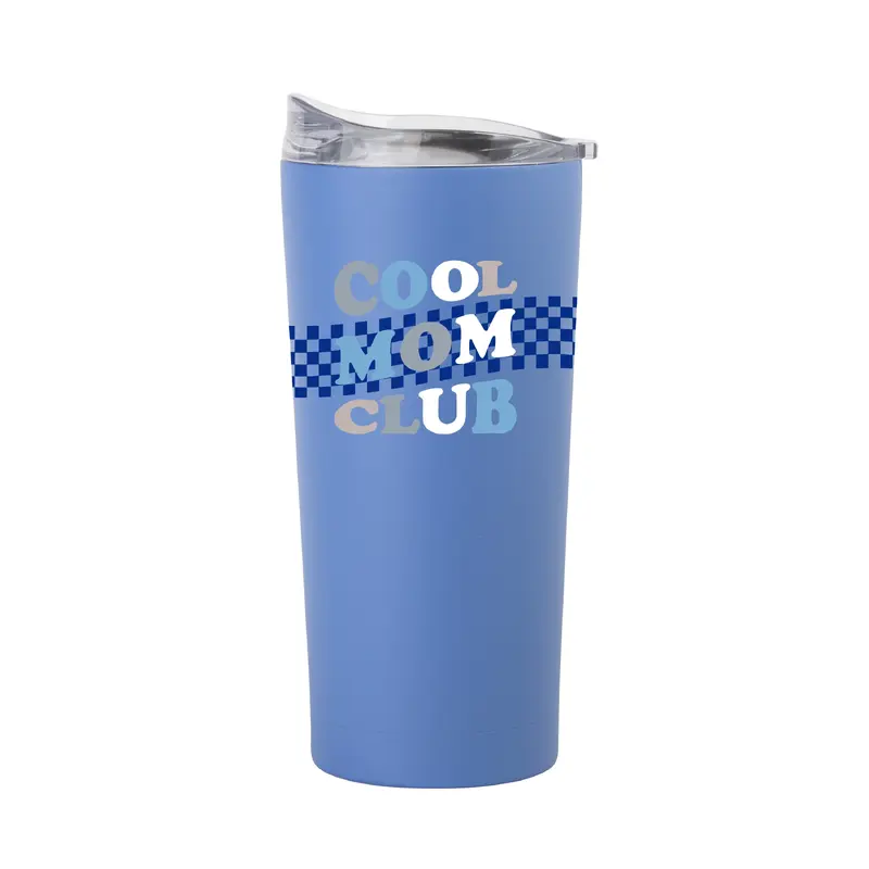 Mothers Day Blue Cool Moms Club Arctic 20oz Powder Coat Tumbler