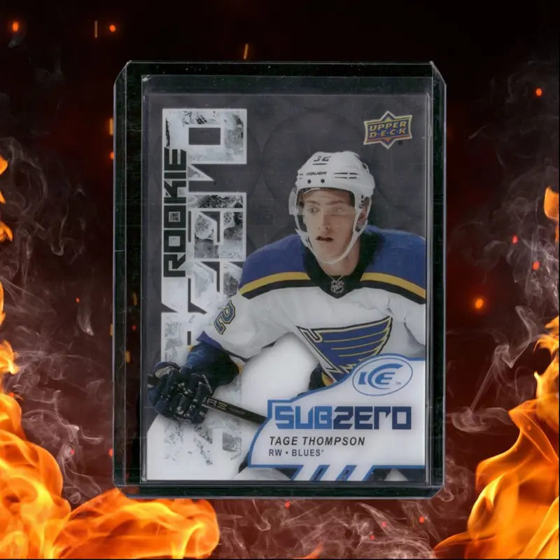 2017-18 Upper Deck ICE Tage Thompson Sub Zero Rookie #SZ-78