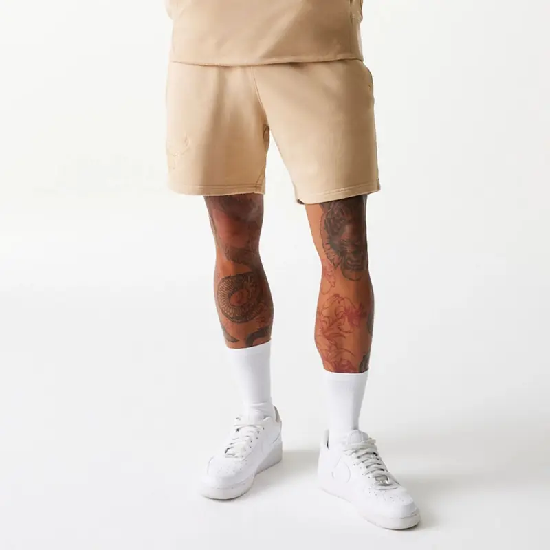 Chicago Bulls NBA Washed Beige Shorts