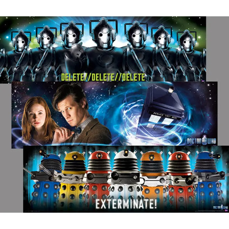 Doctor Who (BBC TV Series) 12x36 Three-Poster Combo - Culturenik