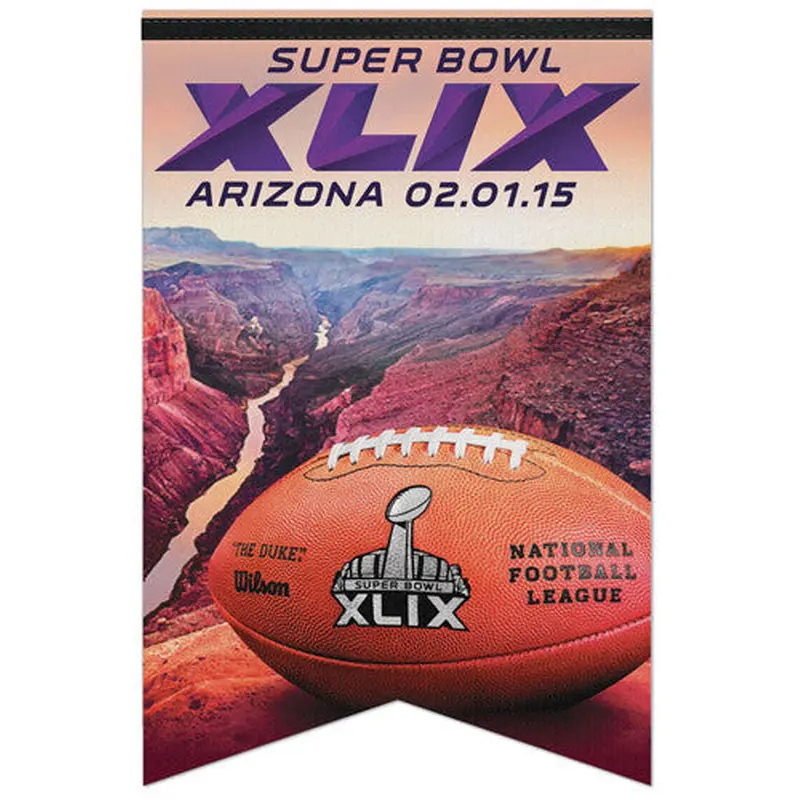 Super Bowl XLIX (2015) "Grand Canyon" Official Premium Felt Banner - Wincraft