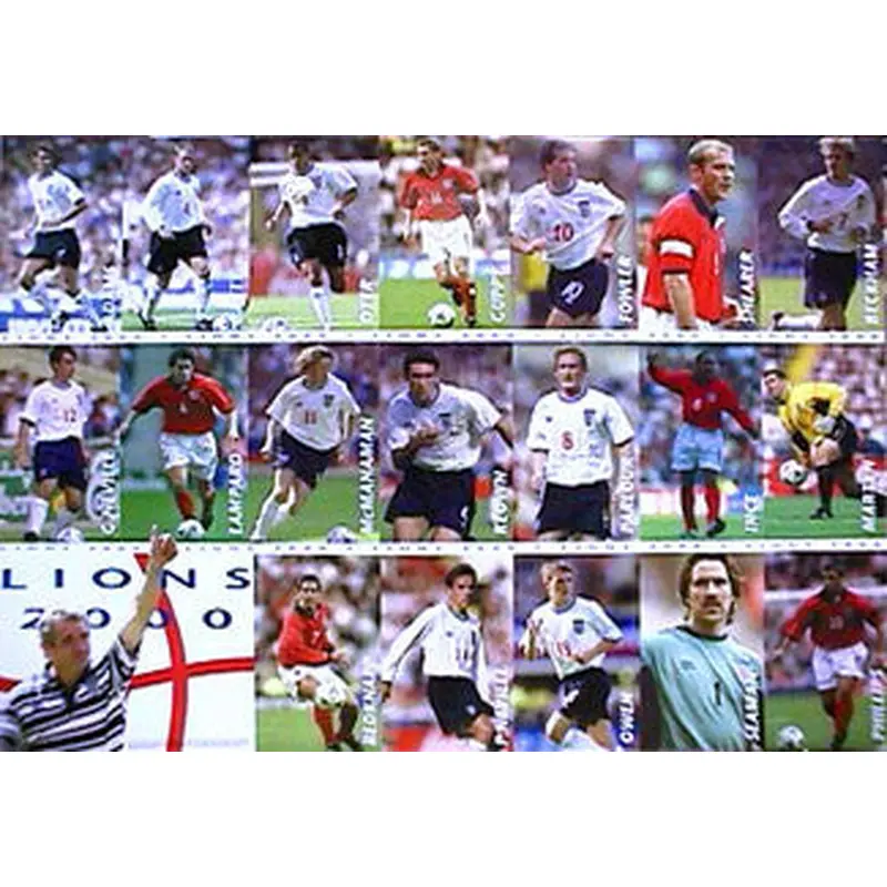 Team England "Lions 2000" National Team Football Action Montage - UK 2000