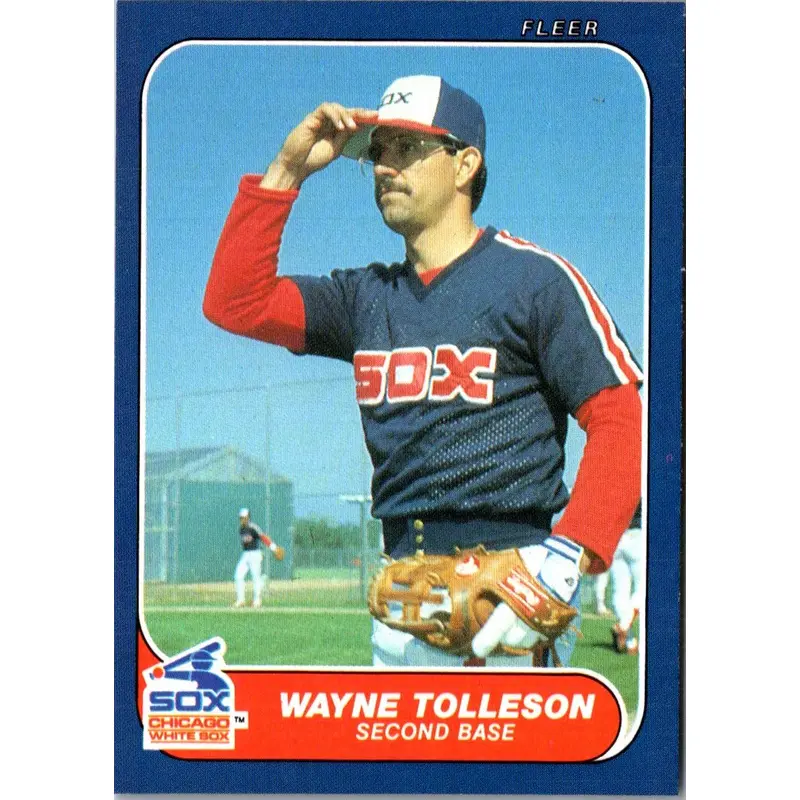 1986 Fleer Update Wayne Tolleson #U-118