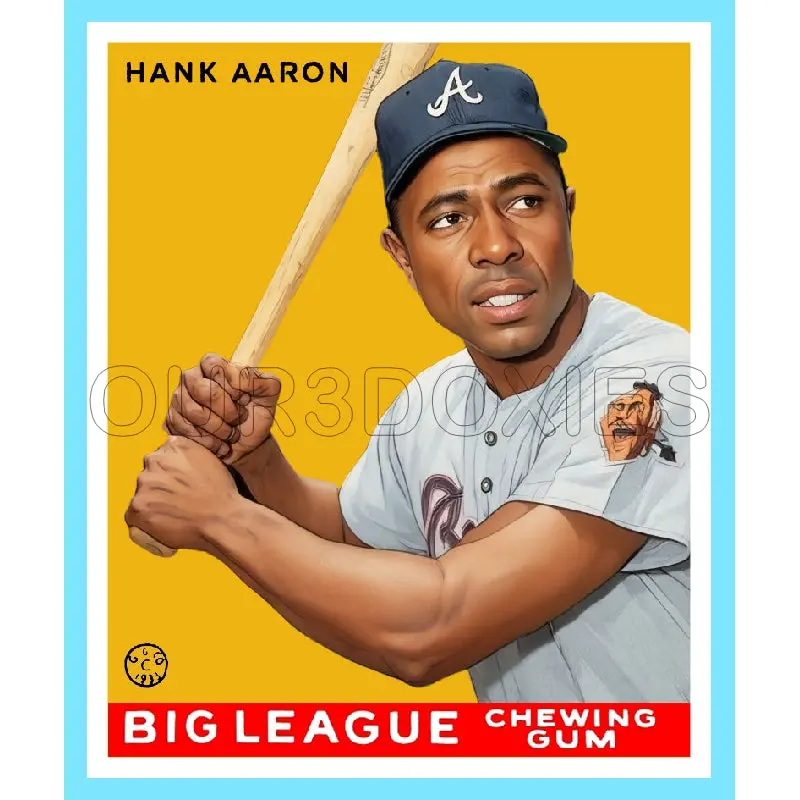Hank Aaron 1933 Goudey Custom Card - 3662