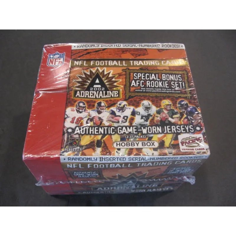 2002 Pacific Adrenaline Football Box