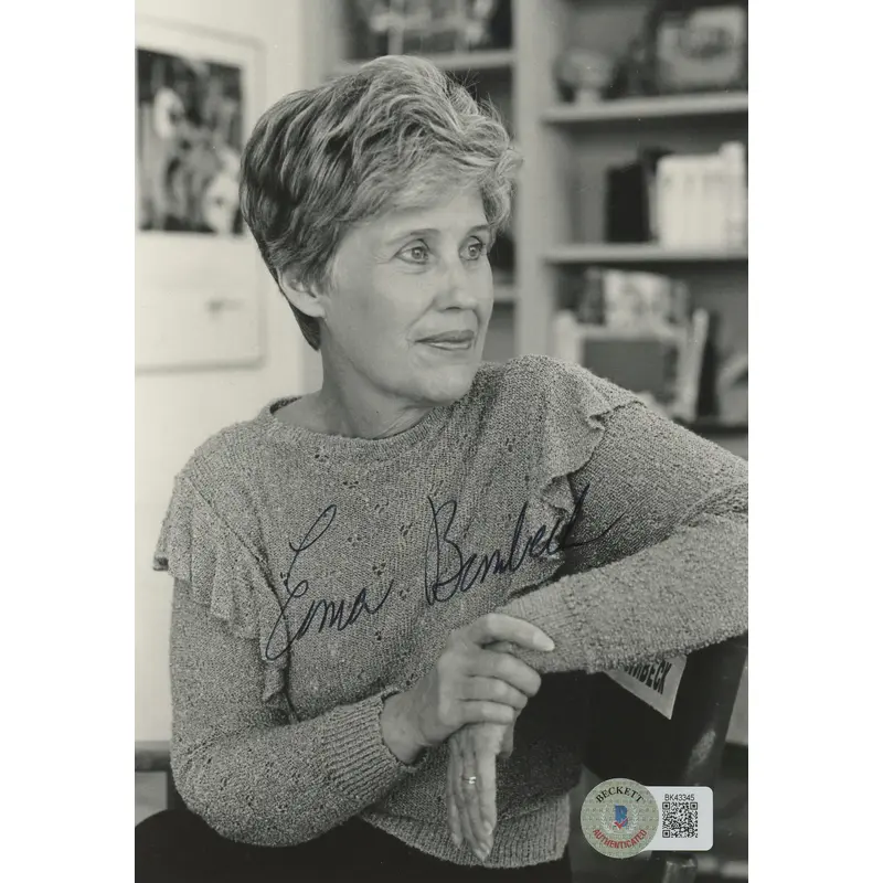 Erma Bombeck At Wit's End Authentic Signed 5x7 Black & White Photo BAS #BK43345