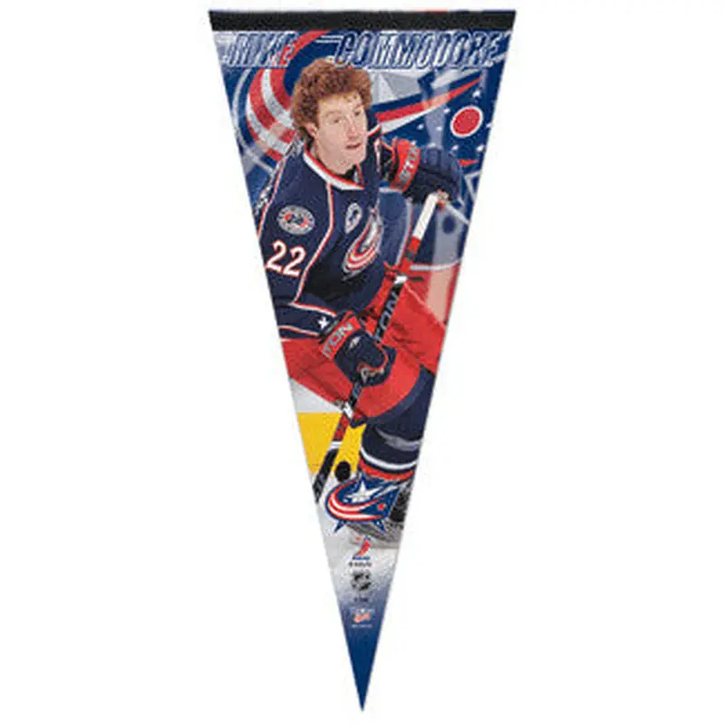 Mike Commodore Columbus Blue Jackets EXTRA-LARGE Premium Felt Pennant