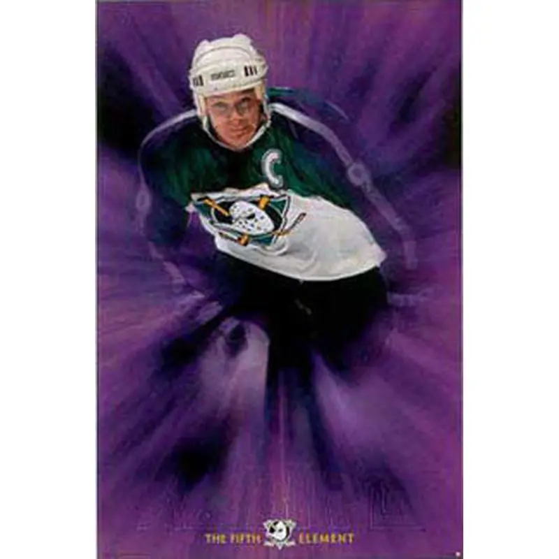 Paul Kariya "Fifth Element" Anaheim Mighty Ducks Poster - Costacos 1997