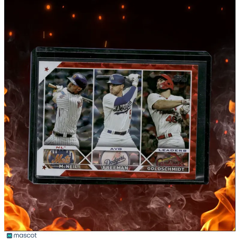 2023 Topps Freddie Freeman / Goldscmidt / McNeil Orange Foilboard 047/299 #43
