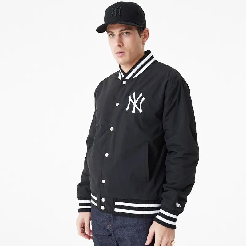 New Era MLB BP Bomber Jacket - New York Yankees - Black