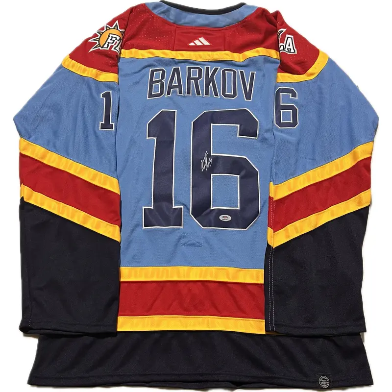 Aleksander Barkov Signed Jersey PSA/DNA Florida Panthers Autographed