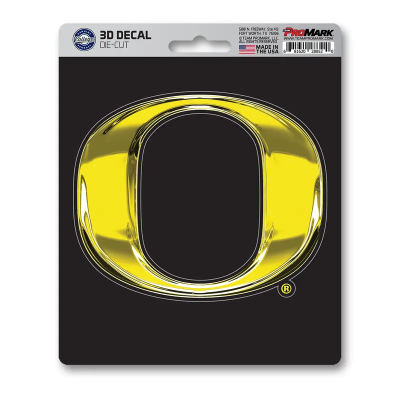 University of Oregon 3D Decal