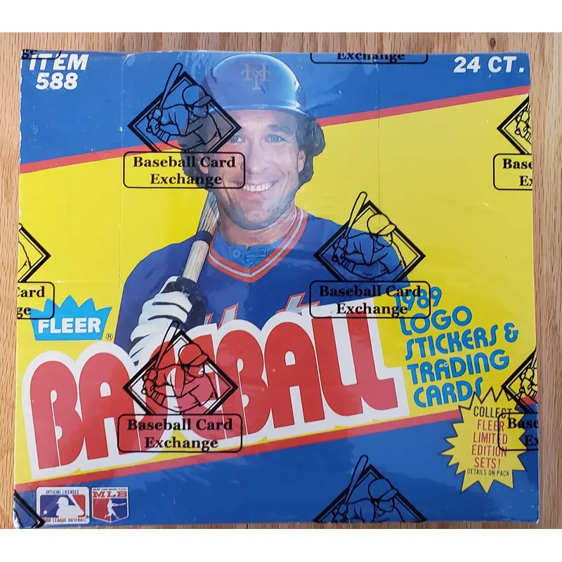 1989 Fleer Baseball Early Run Cello Box (BBCE Wrapped FASC)