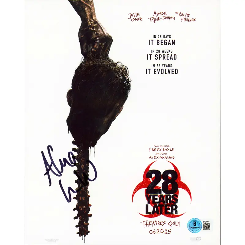 Alex Garland 28 Years Later Authentic Signed 8x10 Vertical Photo BAS #BR24965