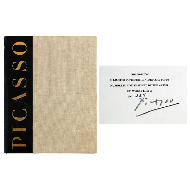 Pablo Picasso Signed The Recent Years, 1939-1946 Hard Cover Book LE #227/350 BAS