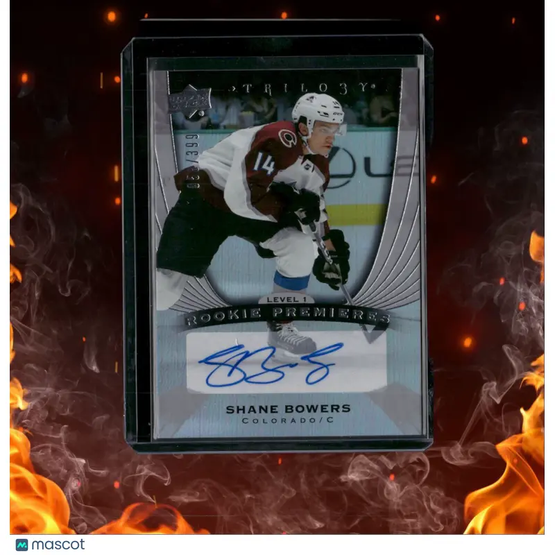 2020-21 Upper Deck Trilogy Shane Bowers Level 1 Rookie Auto 058/399 #69